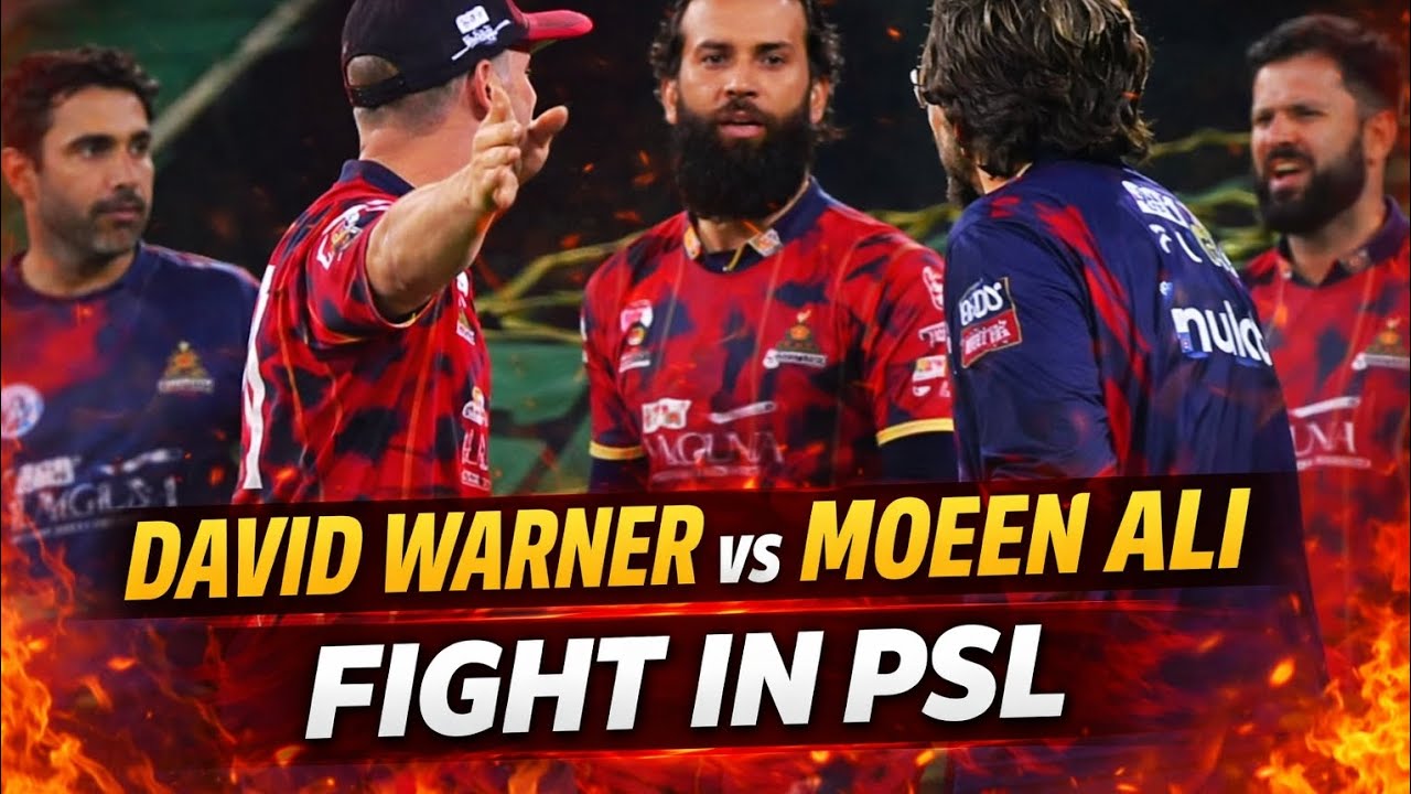 David Warner vs Moeen Ali Fight 😳 | PSL Ground Heat 🔥 What is the reality?