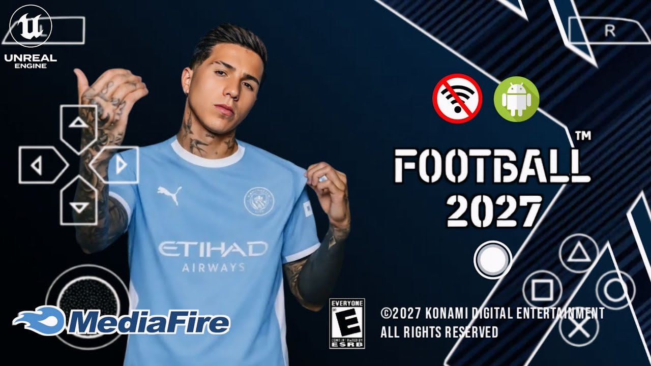 eFootball PES 2027 PSP Android Offline Kamera PS5 | Efootball 2027 PPSSPP Aktualizacja Sezonu & N...