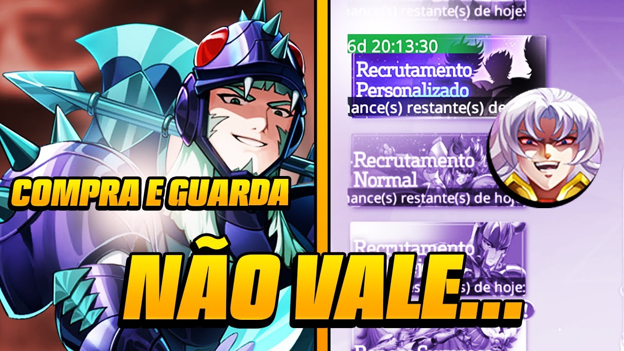 NOVO BANNER DE SELEÇÃO E SAGA MALIGNO 3 ESTRELAS | Saint Seiya EX