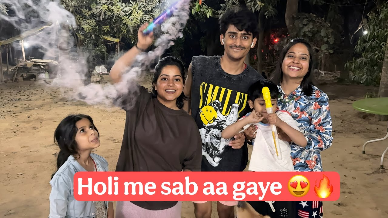 Ginni holi ka jugaad leke aa gayi 🥰