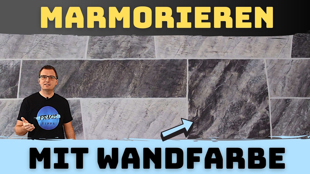 Marmor-Optik nur mit Wandfarbe (spachteln wie ein Profi) Schönste Wandgestaltung?