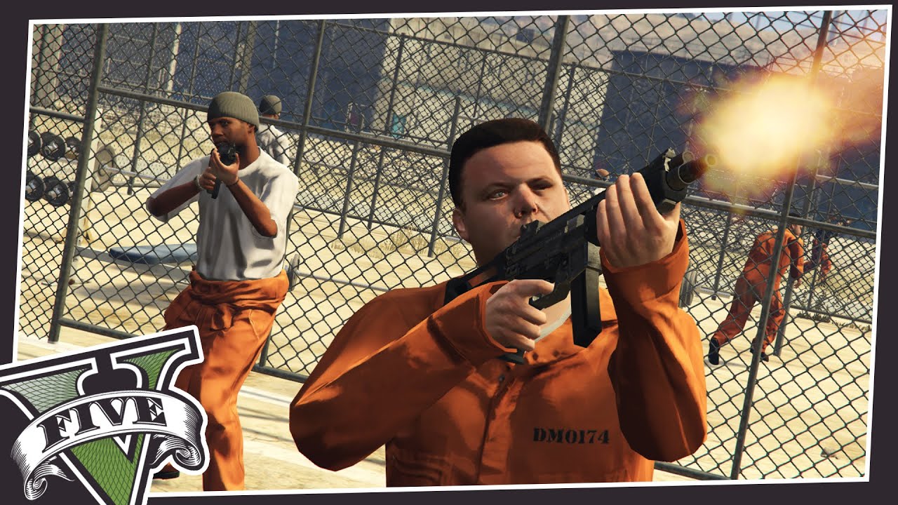 ESCAPE FROM PRISON GTA 5 MOD!