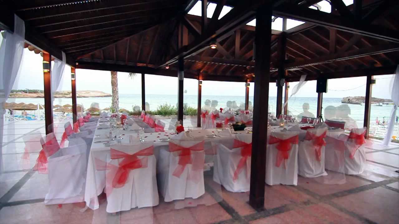 The PELICAN TAVERNA Wedding Reception Venue at NIssi Beach Resort Cyprus