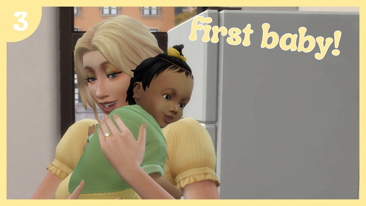 having our first baby!! | Sims in Bloom ep 3 💛 🤍 °❀⋆.ೃ࿔*:･