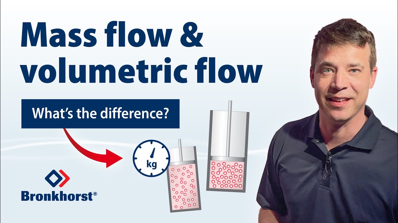 Mass flow & volumetric flow &ndash; What's the difference?