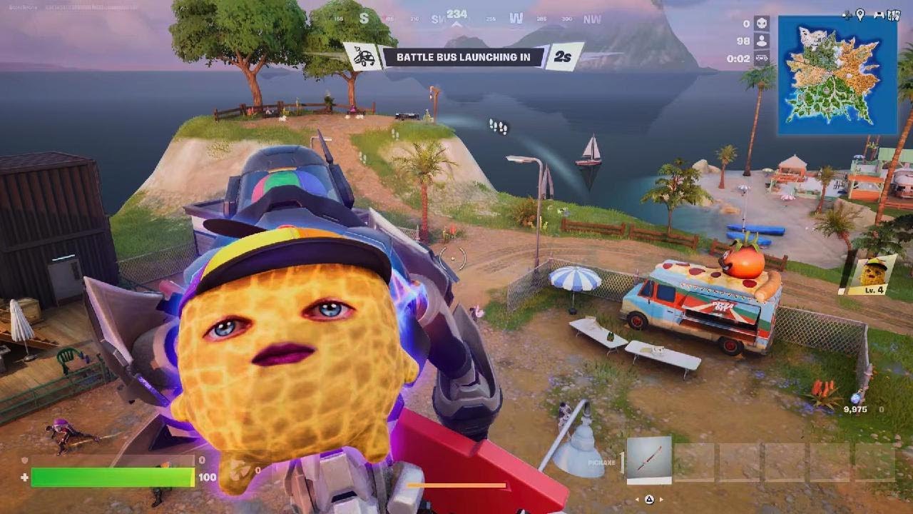 Fortnite - Burnt Peanut Master LVL Grind & Gameplay S7 CH3