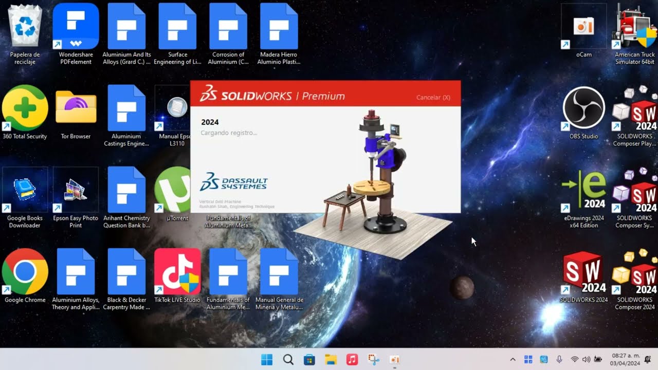Activar Graficos RealView Solid Works 2024 Intel (R) HD Graphics 520 y Otras Marcas Solucion.