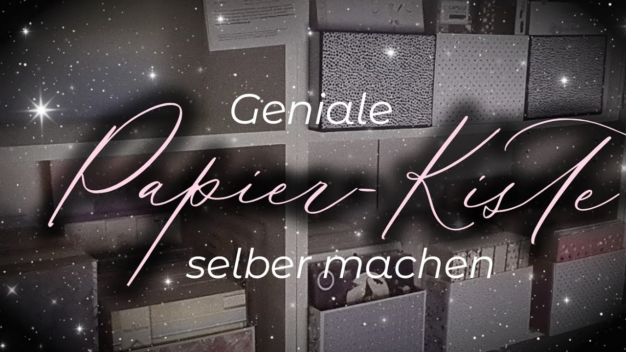 # 186 | Papier-Box selber machen 😜 | #fraupechsboxen