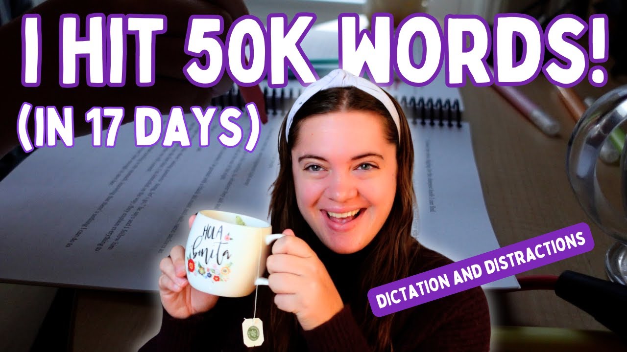 I WROTE 50K WORDS IN 17 DAYS | and also my throat hurts (nanowrimo daily vlog day 17) #nanowrimo