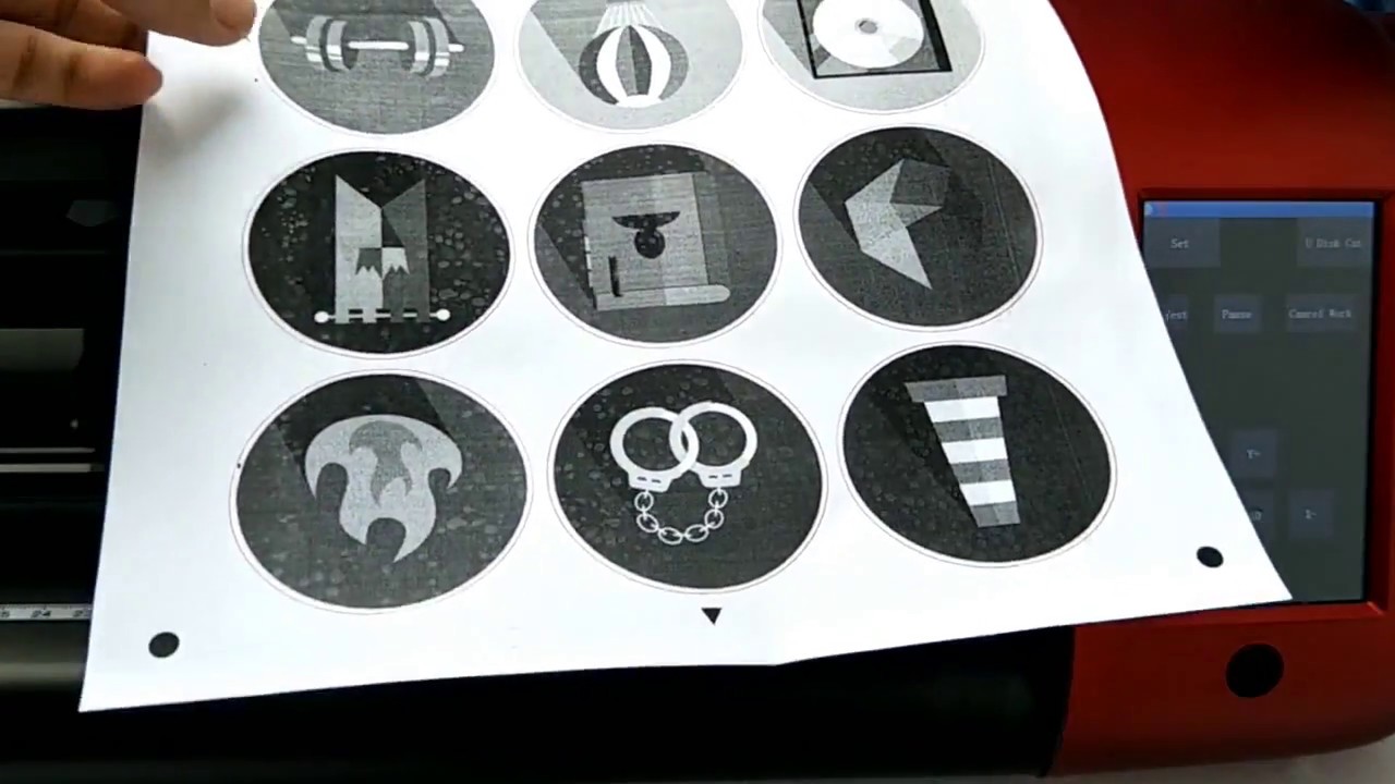 How to make contour cutting with signmaster Software?