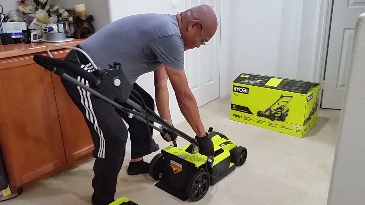 Ryobi Electric Lawn Mower Assembly