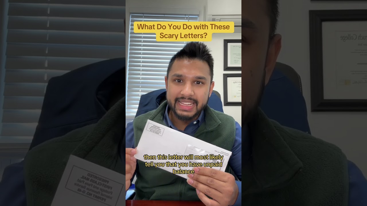 What to do with Scary IRS Letters #irs #letter #taxes #taxseason #cpa #taxreturn #taxrefund