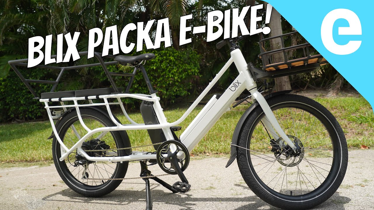 Blix Packa Genie E-Cargo Bike with TWO batteries!