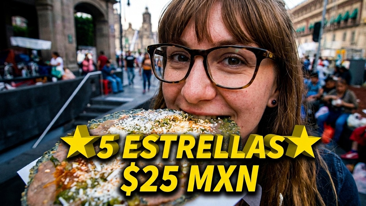 Probando COMIDA CALLEJERA: 12 antojitos y garnachas en CDMX
