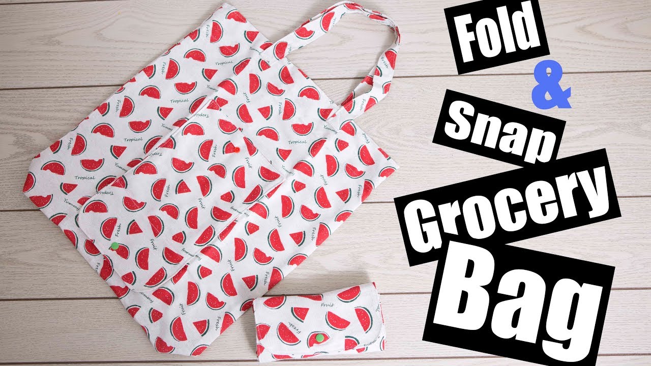 Fold and Snap Market Bag
