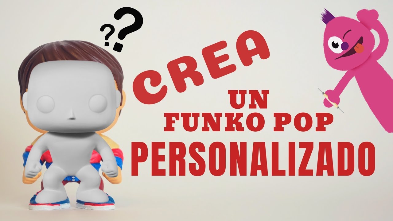 Crea un  FUNKO POP personalizado - TUTORIAL POLYMER CLAY- Con mis manitas
