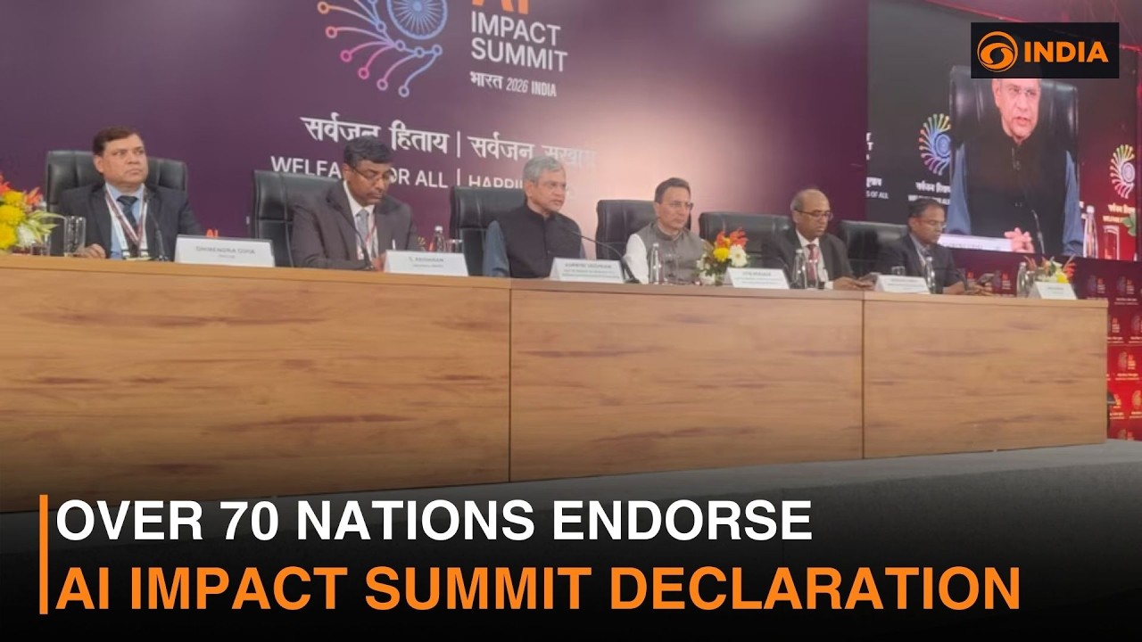 Over 70 Nations Endorse AI Impact Summit Declaration & more news | DD India Live | 7:30 PM IST