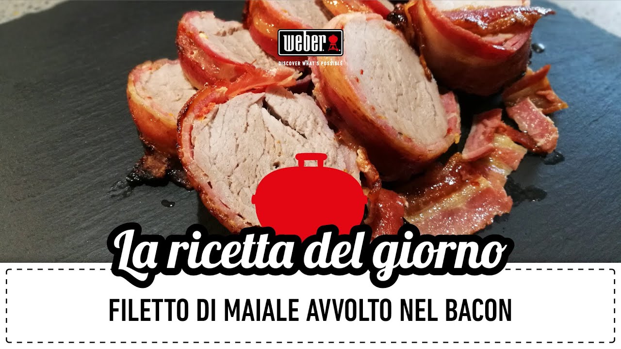 Videoricetta: Filetto di maiale avvolto nel bacon