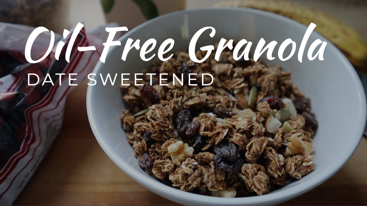 Oil Free Granola (Date Sweetened, WFPB, Vegan)