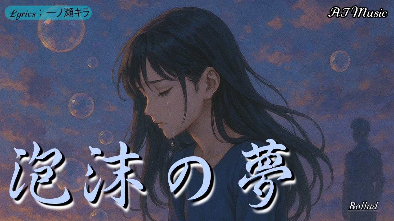 泡沫の夢 (バラード / Lyrics) -【AI音楽】【一ノ瀬キラ】