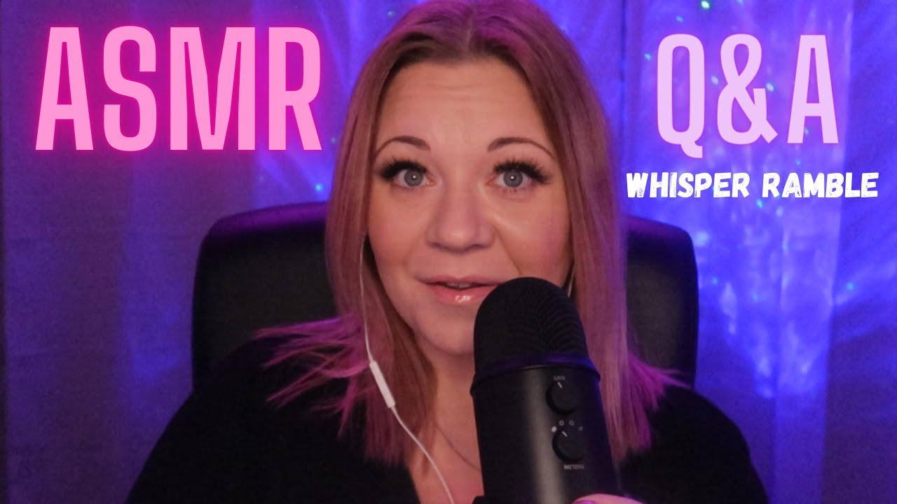 ASMR På Svenska - Whisper Ramble Q&A 🥰 (600sub special🥳)