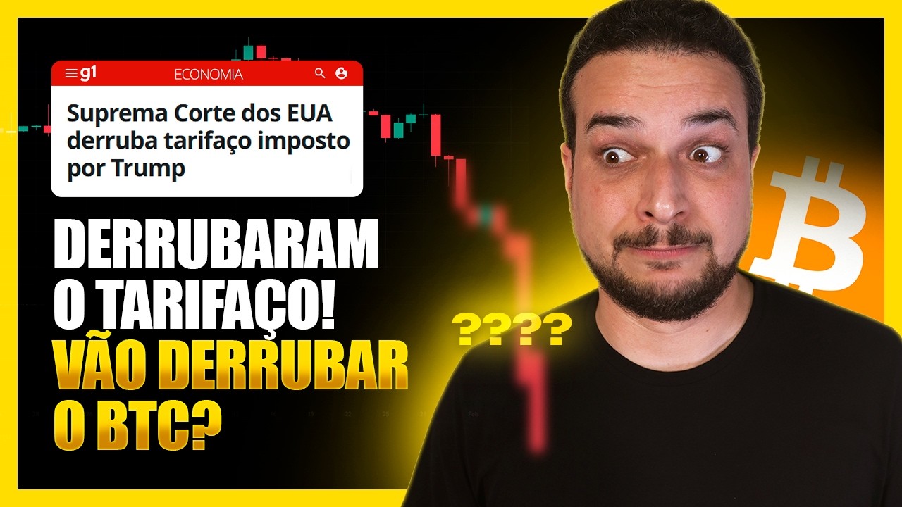 🚨 DERRUBARAM O TARIFAÇO! VÃO DERRUBAR O BITCOIN?