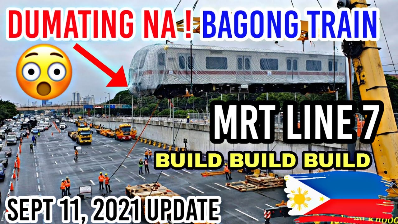 BAGONG TRAIN PARA SA MRT LINE 7 IPINUPUWESTO NA !  COMMONWEALTH AVR PROJECT UPDATE