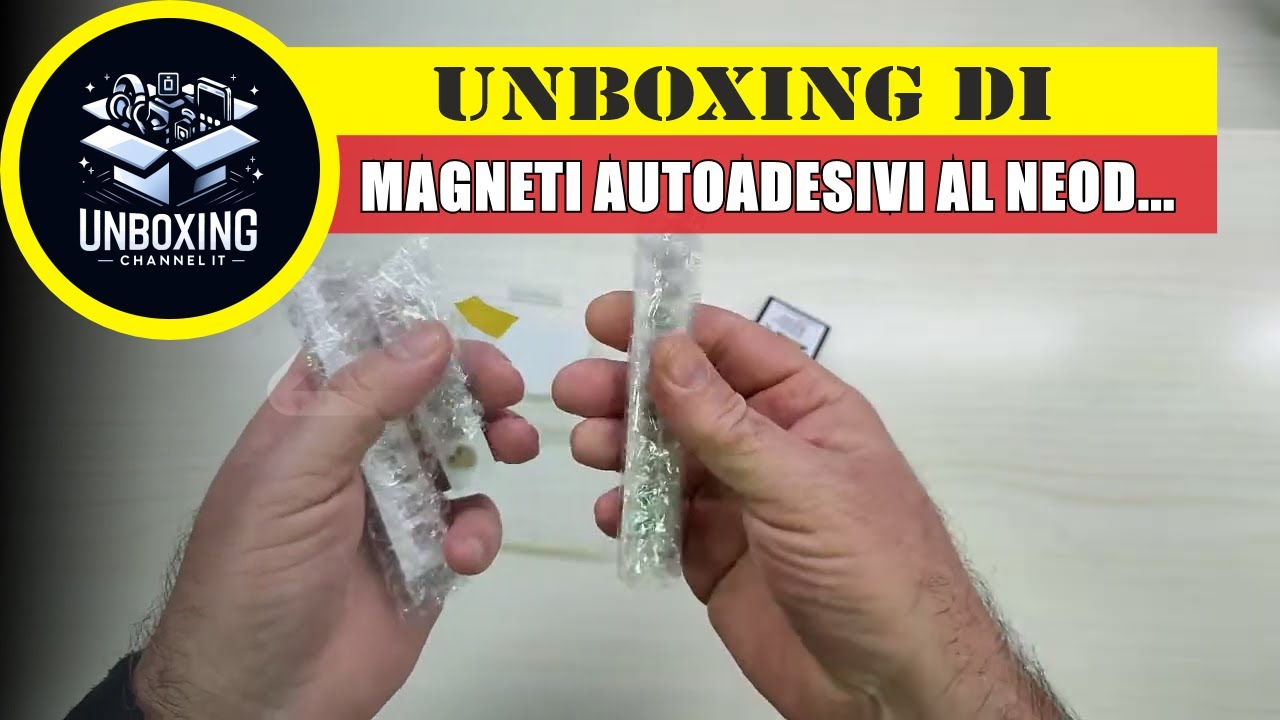 Magneti autoadesivi al neodimio 8x1mm - Magnetpro 50 pezzi