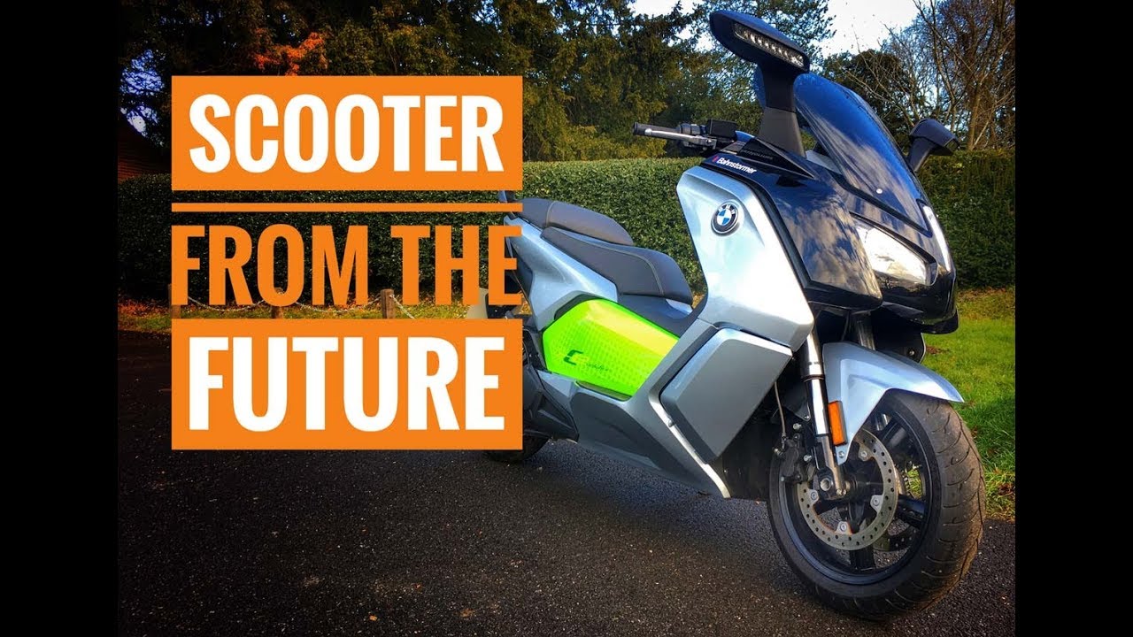 2018 BMW C Evolution Electric Scooter Review