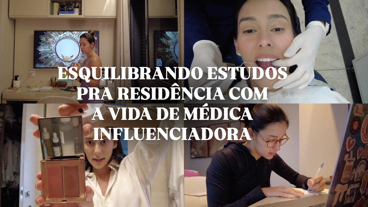Um dia de 72h na minha rotina estudando pra residência + rosário com o Frei Gilson