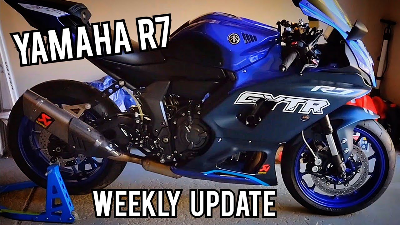 Yamaha R7 - Weekly update - Fork work again and tire balancing