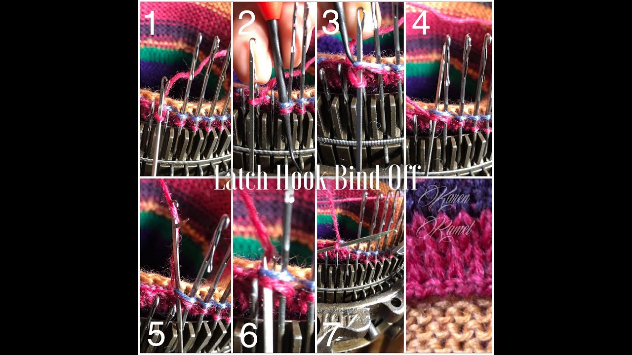 CSM: Bind-Off - Latch Hook-Long ON MACHINE