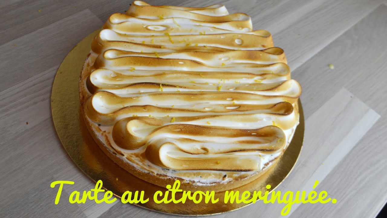 TARTE AU CITRON MERINGUÉE.