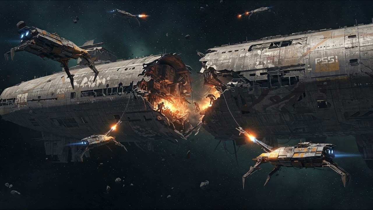Space Scrapyard Ambient Music (Hostile RPG)