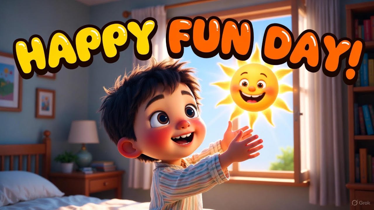 🎶 Веселый день! Пойте, танцуйте и играйте! 🌈☀️ #детскиестишки