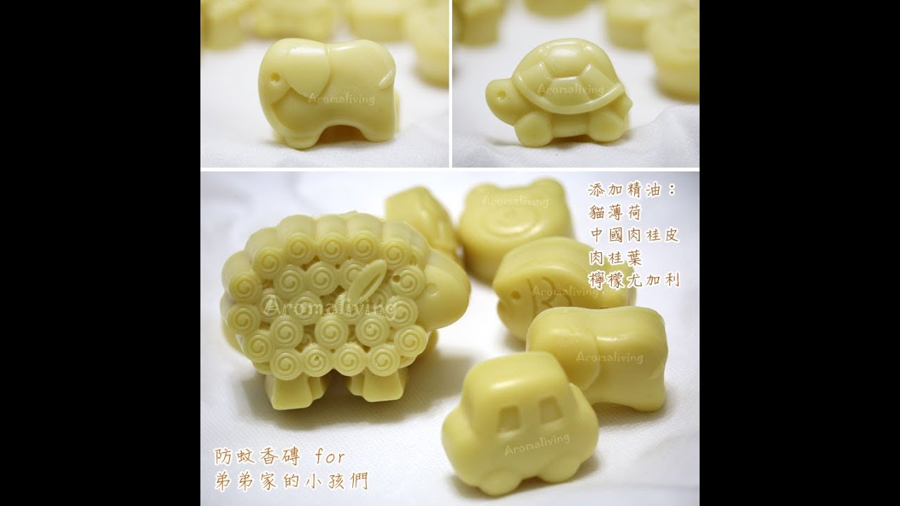 芳香小物手作 ~ Bug be gone Bar !! 防蚊香磚 DIY