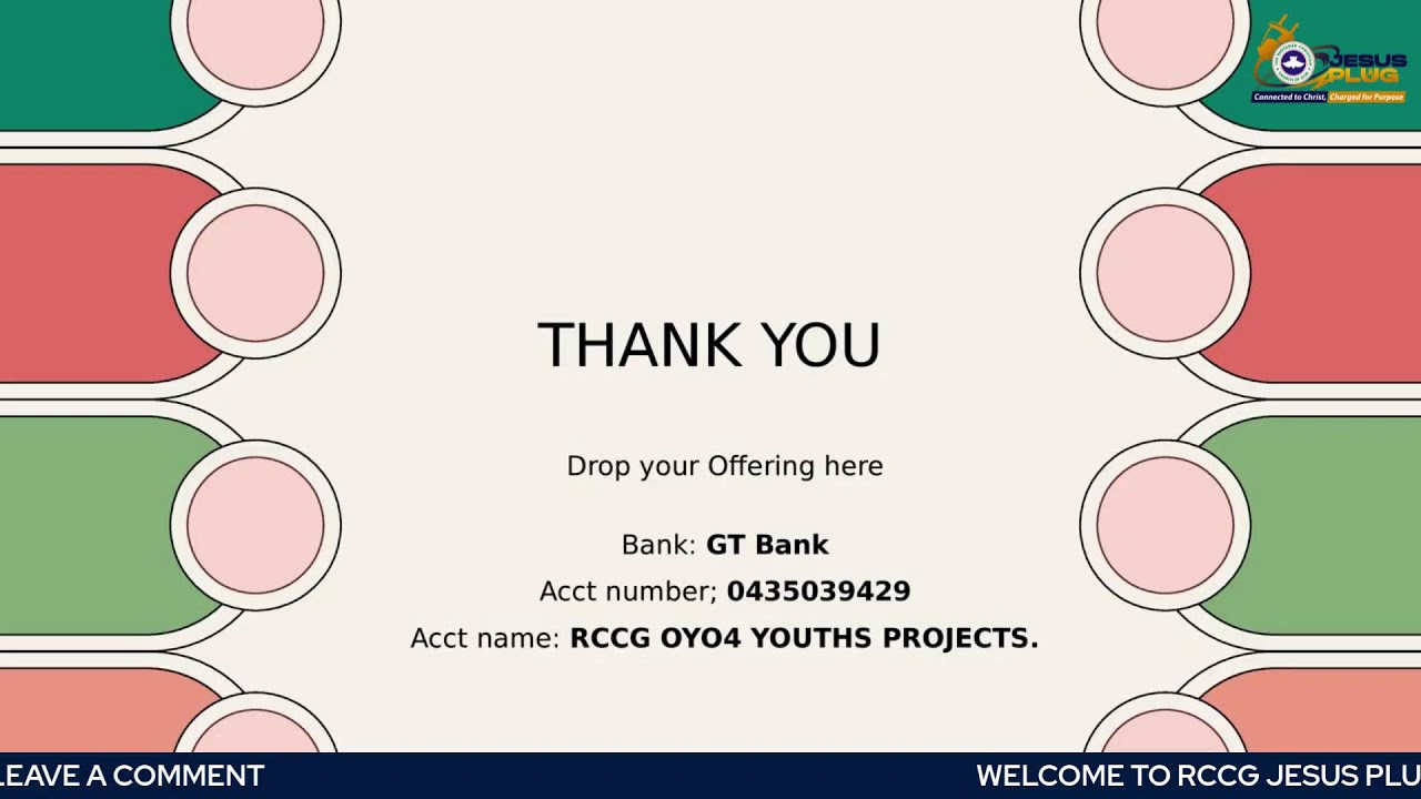 Day 3  of Fasting and Payer, RCCG Jesus Plug