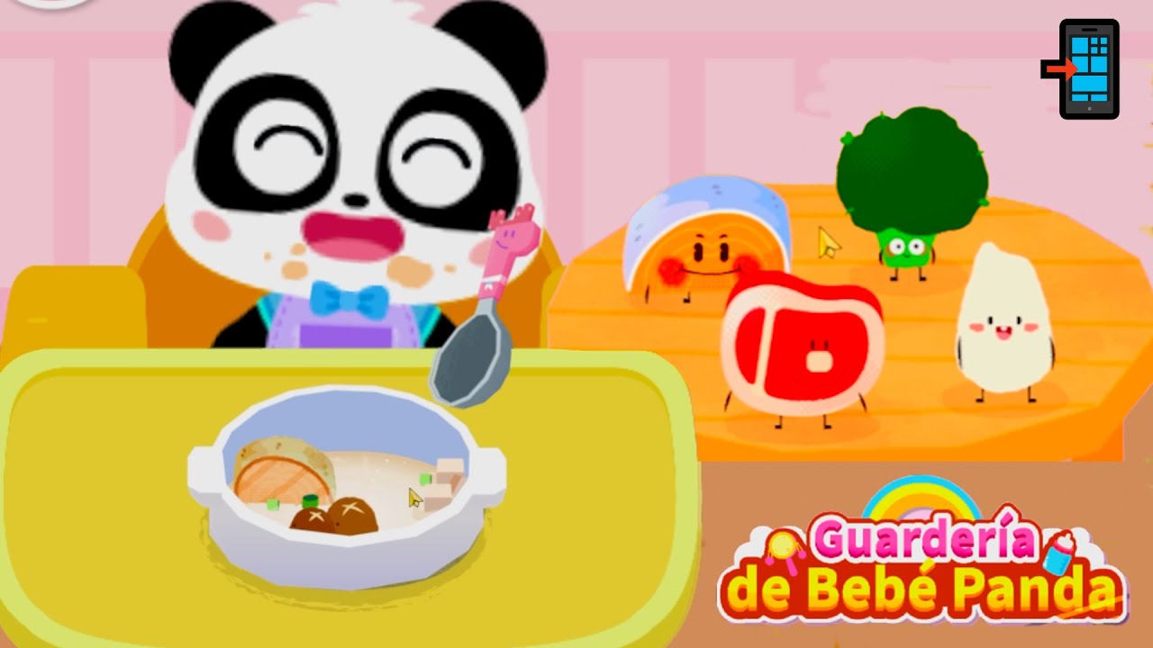📲 BEBÉ PANDA ya anda y aprende cosas  NUEVAS 🐼 APP GUARDERÍA DE BEBÉ PANDA ✨ BABYBUS EN ESPAÑOL