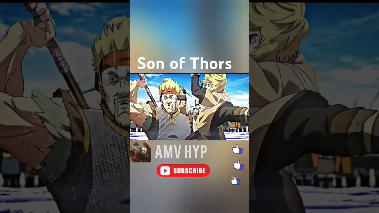Throfine son of thora #saga# vindlangsage#thorfinn#peace #narutouzumaki #amvcreator #amv #dbz #aot #