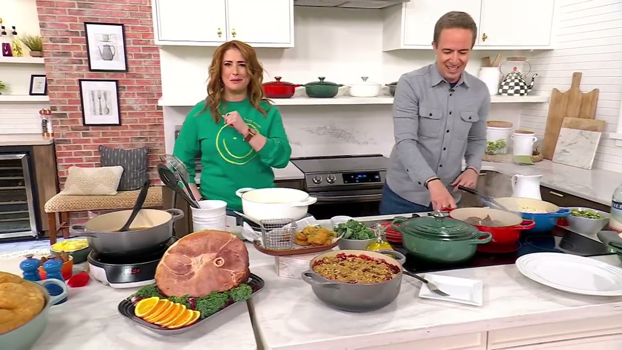 Le Creuset 3.5-qt Signature Sauteuse w/ Cast Iron Lid on QVC