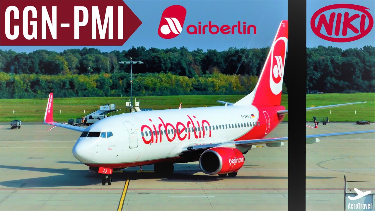 Fly NIKI/ AIR BERLIN | TripReport | Köln/ Bonn - Palma de Mallorca | Boeing 737-700 | HG 7550