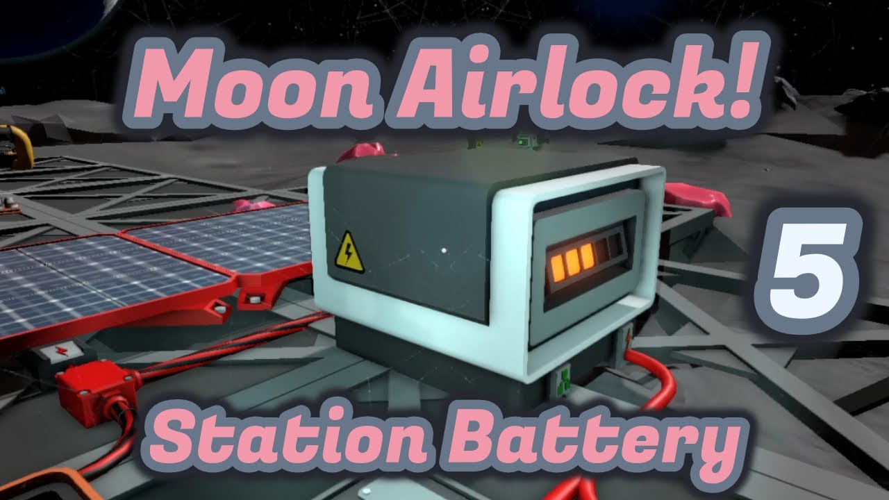 Building a MOON AIRLOCK and STATION BATTERY | Stationeers 5