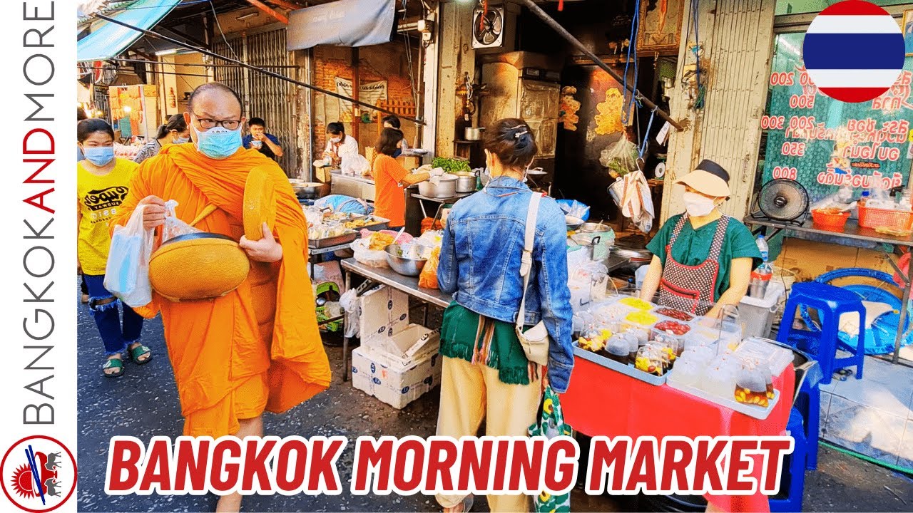 Trok Mor Morning Market – Bangkok’s Hidden Oldest Market 🇹🇭 Street Food & Local Life