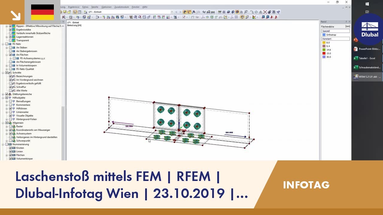 Laschensto&szlig; mittels FEM | RFEM | Dlubal-Infotag Wien | 23.10.2019 | 2/4