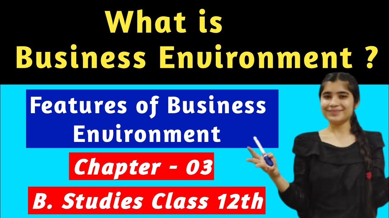 What is Business Environment ?  Features Of Business Environment | Ch-3 | Business Studies | Class12