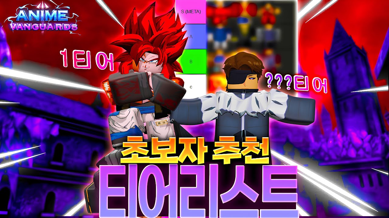 블리치 업데이트 전 티어리스트! [애니메 뱅가드]