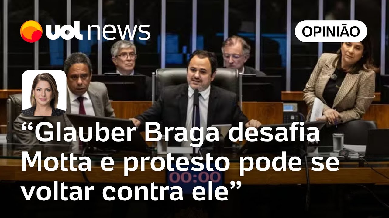 Glauber Braga desafia Hugo Motta e protesto pode se voltar contra ele | Daniela Lima