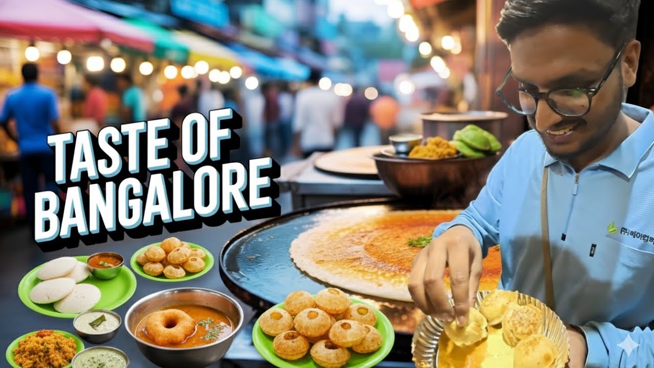  VV Puram Food Street, Bengaluru | My First Food Vlog 🍴