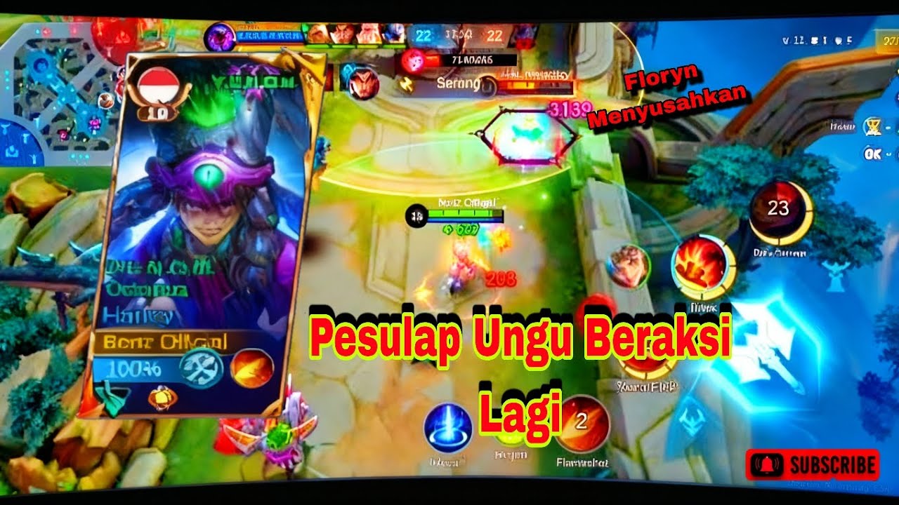 Pesulap Ungu Harley Mid Laner || Cara main Harley Ketemu musuh Hero Support yg ngeselin #mlbb 