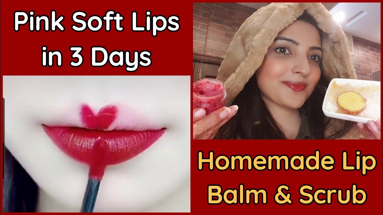 Get Soft Pink Lips👄in 3 Days Naturally, Remove Darkness Permanently at Home